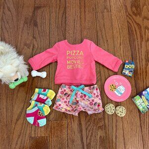 American Girl Doll PJ Set & Accessories
